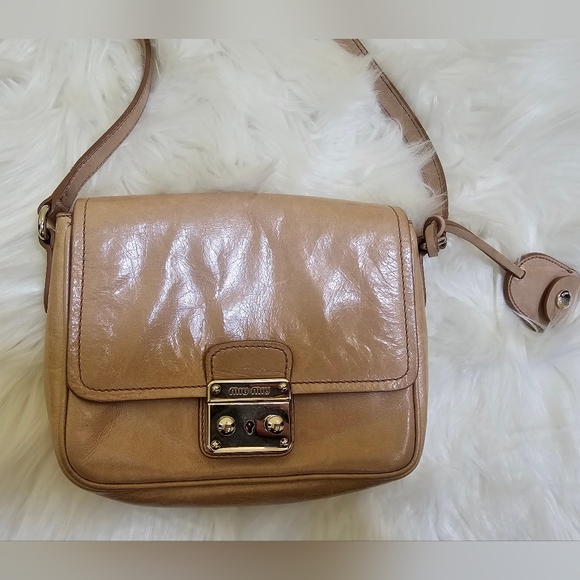 MIU MIU Madras leather handbag - Picture 3 of 14